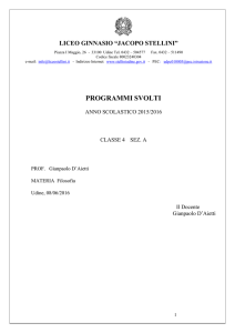 4A - Liceo classico "Jacopo Stellini"