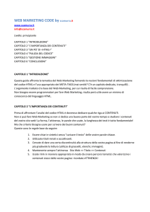 WEB MARKETING CODE by scamurra.it