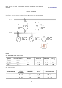 Esame di Stato 2008 Elettrotecnica: soluzione