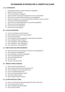 78 domande di ripasso per il compito in classe