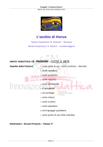 Progetto "L`occhio di Horus"