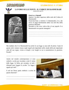 IL CODICE DI HAMMURABI