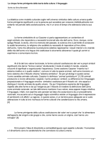 Le cinque forme primigenie della teoria della cultura