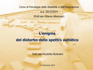 Disturbo dello spettro autistico
