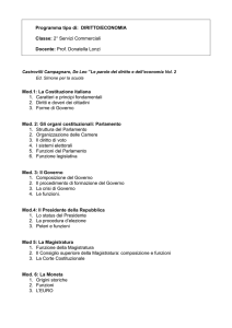 Mod.1: La Costituzione italiana 1. Caratteri e principi fondamentali 2