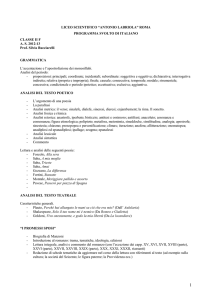 LICEO SCIENTIFICO “ANTONIO LABRIOLA” ROMA