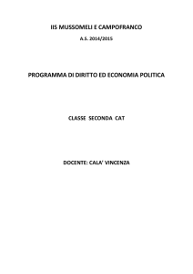 programma diritto ed economia politica classe ii cat
