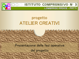 ATELIER CREATIVI - Istituto Comprensivo n. 3