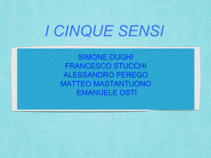 i cinque sensi - Blog Scuola Secondaria I^grado Monza