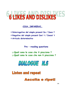 6 parte INGLESE - testo semplificato