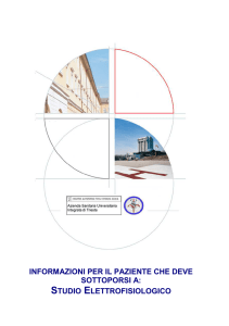 studio elettrofisiologico - Ospedali riuniti di Trieste