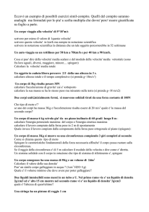 Eccovi un esempio di possibili esercizi simil