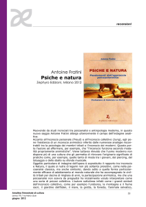Antoine Fratini, Psiche e natura