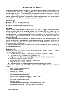 disturbo bipolare