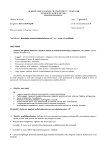 Latino - Liceo Franchetti Mestre