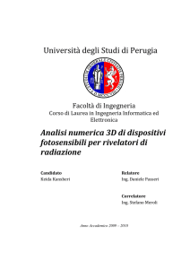 Tesi di Laurea - Istituto Nazionale di Fisica Nucleare