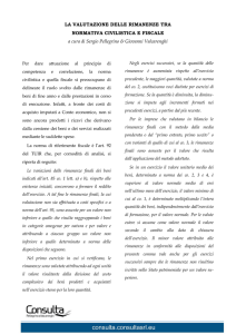 LA VALUTAZIONE DELLE RIMANENZE TRA