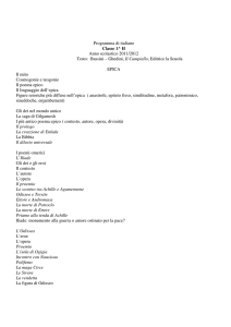 Programma di italiano Classe 1^ H Anno