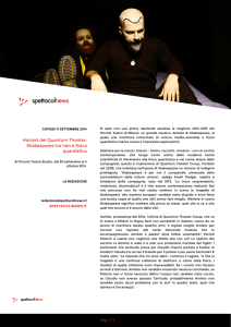 Hamlet del Quantum Theater: Shakespeare tra Iran e fisica quantistica