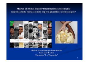 Il fenomeno dell`immigrazione dal punto di vista dell`antropologia