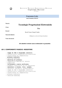 Tecnologie Progettazioni Elettroniche
