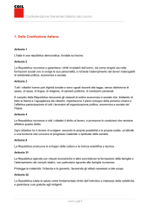 1. Dalla Costituzione italiana