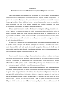 Stefano Maso Est tanti per ista ire casuro: l`Occidente e l`esperienza