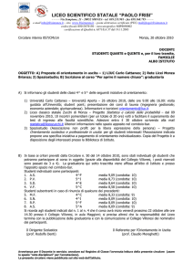 LICEO SCIENTIFICO STATALE “PAOLO FRISI”