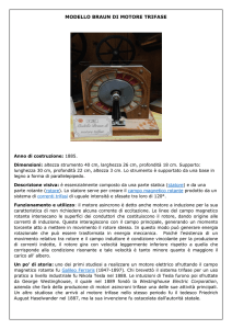 MODELLO BRAUN DI MOTORE TRIFASE