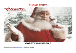 Dicembre - VoipTel International SA