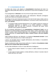 4.1. La trasvalutazione dei valori In antitesi alla morale e alla