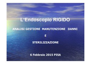 Lo strumentario a fibre ottiche rigide e flessibili