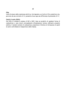 Ohm Unità di misura della resistenza elettrica. Corrisponde a un