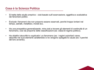 Lo studio della disciplina File - Dipartimento di Scienze Sociali ed