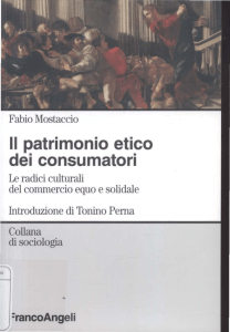 Il patrimonio etico dei consumatori