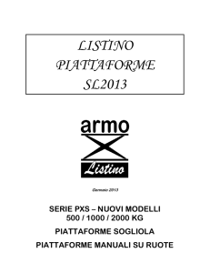 Piattaforme elevatrici a pantografo - Serie Leggera