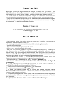 Scaricate il regolamento