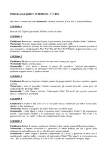PROGRAMMA SVOLTO DI TEDESCO – 3° C RIM