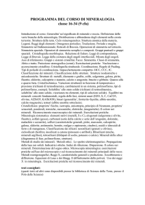 classe 34 - Unicam Geologia