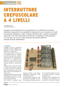 interruttore crepuscolare a 4 livelli interruttore