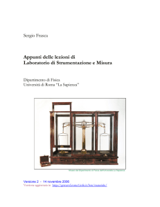 Appunti delle lezioni di Laboratorio di Strumentazione e Misura