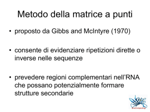 Le matrici di similarità