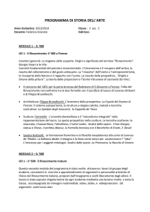 programma di storia dell`arte - cine-tv