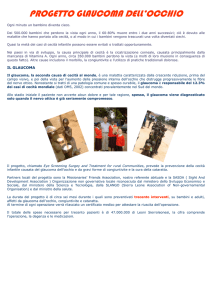 progetto glaucoma dell`occhio sierra leone