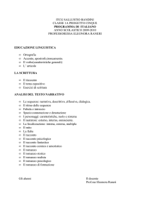itcg sallustio bandini classe 1a progetto cinque