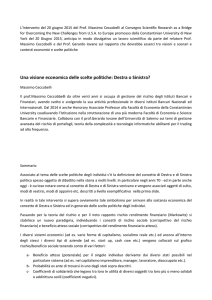 Una visione economica delle scelte politiche: Destra o Sinistra?