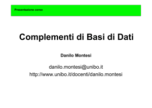 Complementi di Basi di Dati