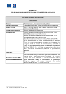 Tecnico esperto analista finanziario