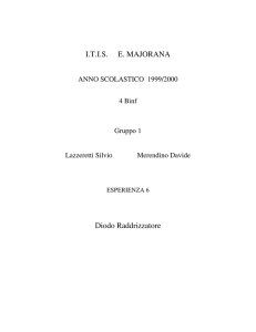 ITISE MAJORANA Diodo Raddrizzatore