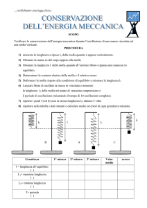 Conservazione dell`energia meccanica